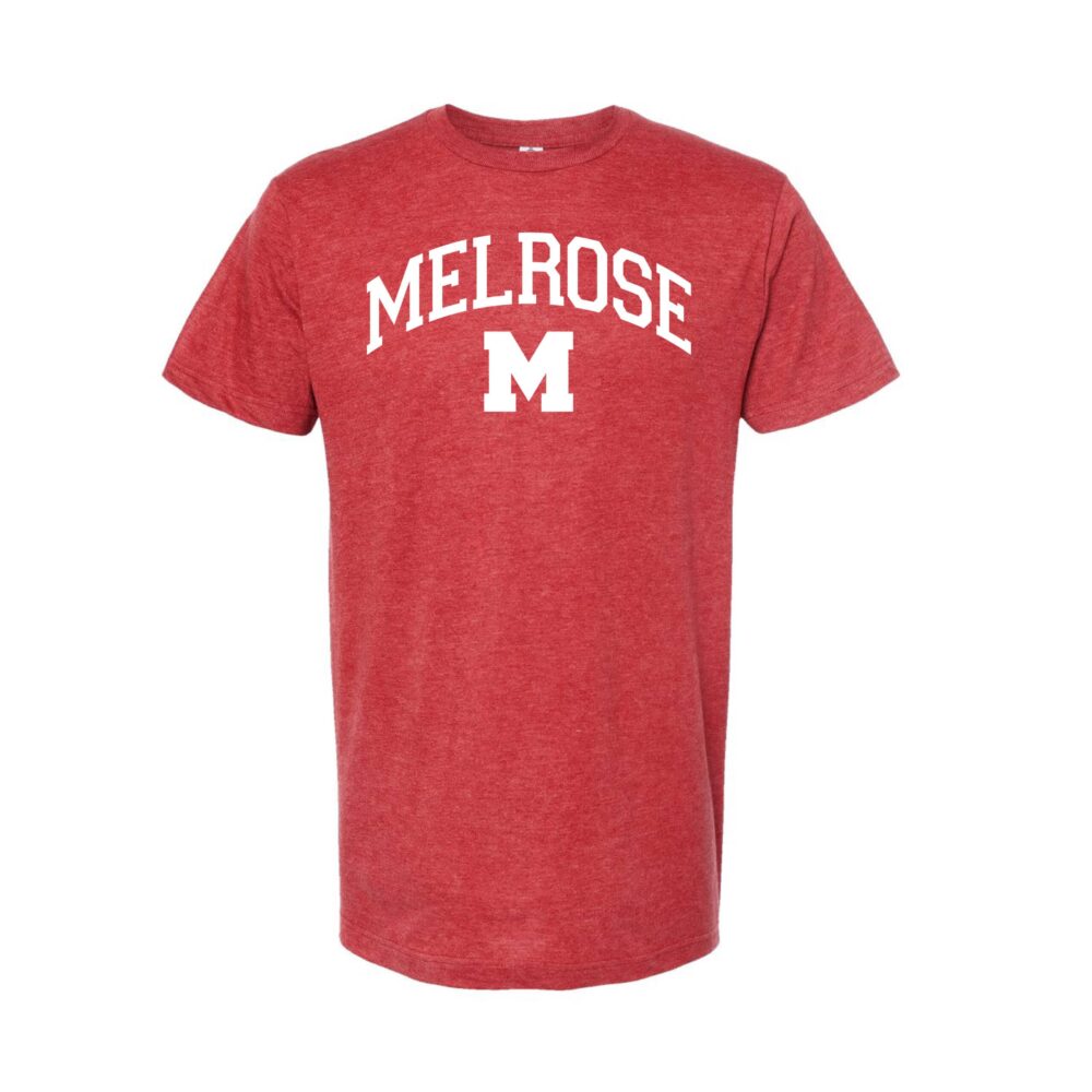 Heather Red Fine Jersey Melrose T-Shirt