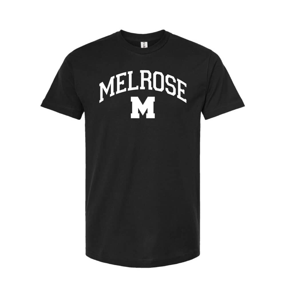 Black Fine Jersey Melrose T-Shirt