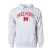 Unisex Grey Melrose Midweight Hooded Sweatshirt