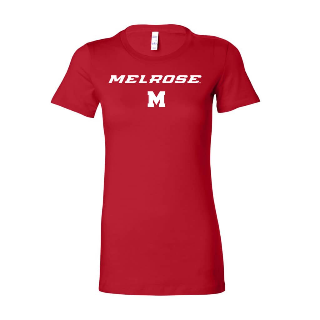 Women's Melrose Fine Jersey Slim Fit Red T-Shirt