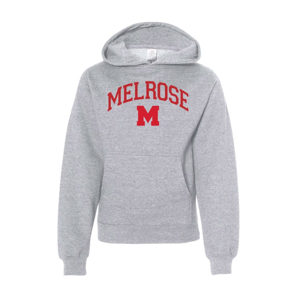 Youth Midweight Hooded Grey Sweatshirt