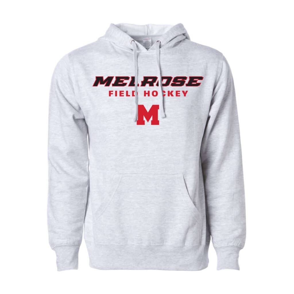 Unisex Grey Melrose Cross Country Midweight Hooded Sweatshirt