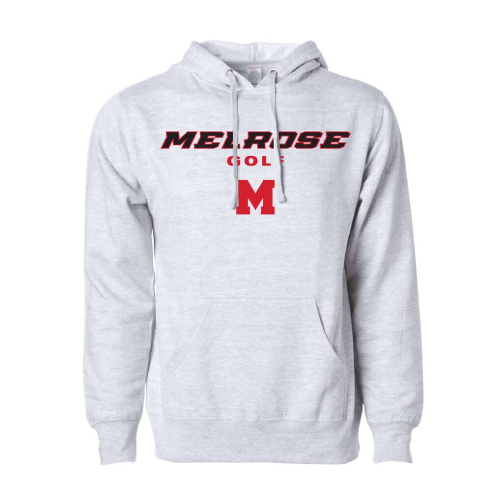 Unisex Grey Melrose Golf Midweight Hooded Sweatshirt