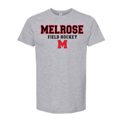 Adult Melrose Field Hockey Heather Grey Tee