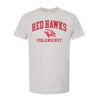 Adult Red Hawks Field Hockey Silver Tee