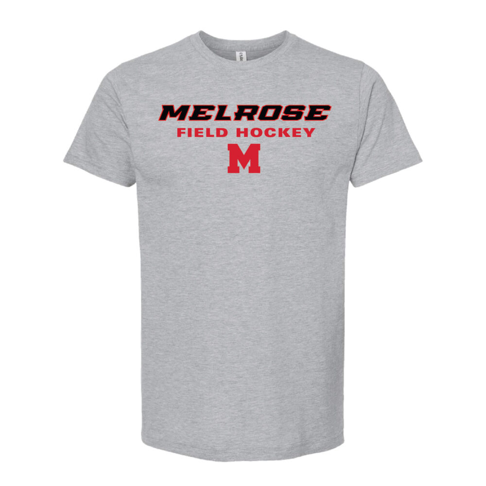 Adult Wordmark Field Hockey Heather Grey Tee