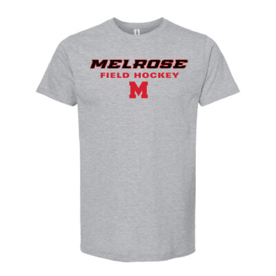 Adult Wordmark Field Hockey Heather Grey Tee
