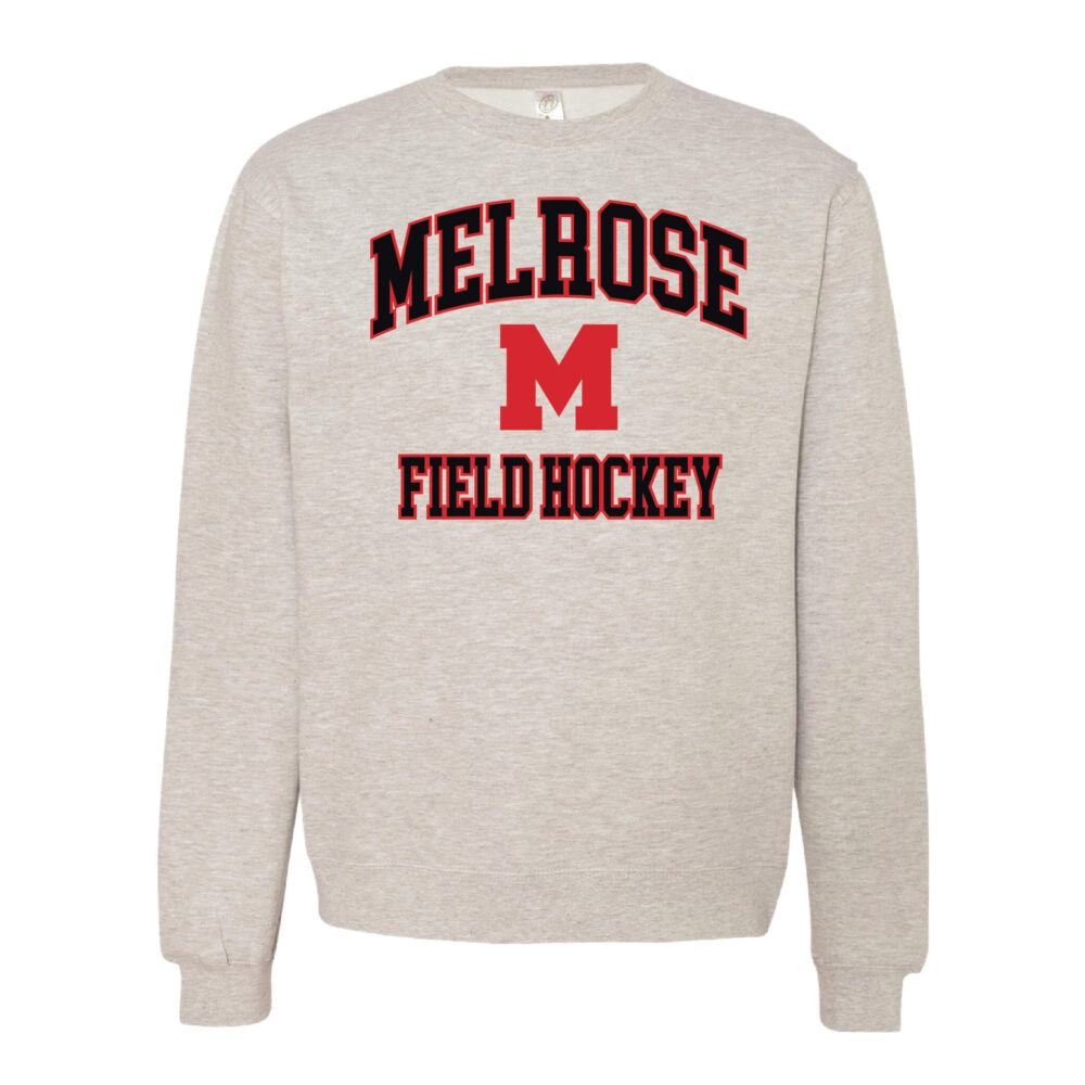 Unisex Midweight Crewneck Grey Sweatshirt