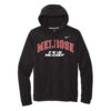 Nike® Club Fleece Pullover Black Appliqué Hoodie