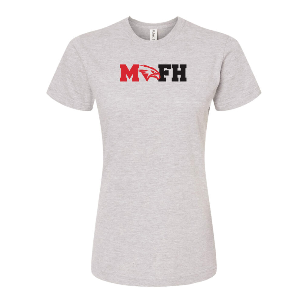 Women's Fine Jersey Slim Fit Grey MFH T-Shirt