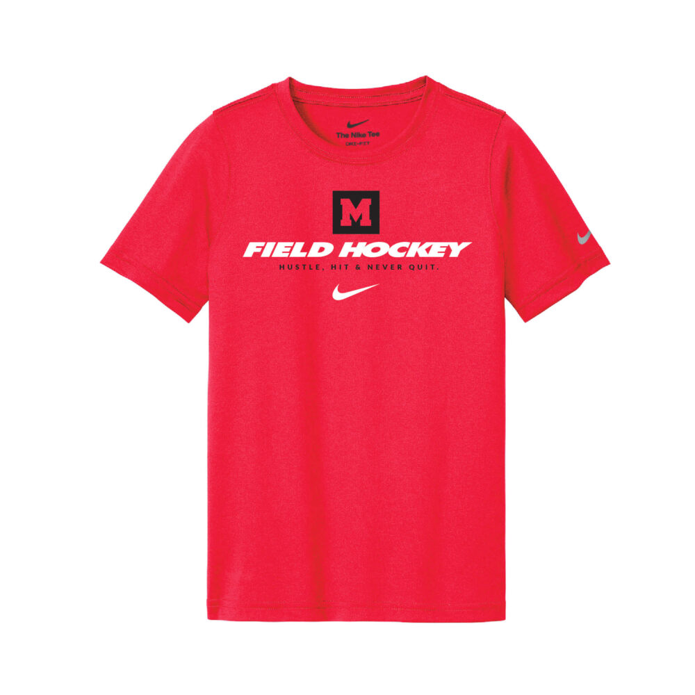 Nike® Youth Swoosh Sleeve rLegend Red Tee