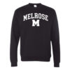 Unisex Midweight Crewneck Black Sweatshirt