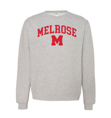 Unisex Midweight Crewneck Grey Sweatshirt
