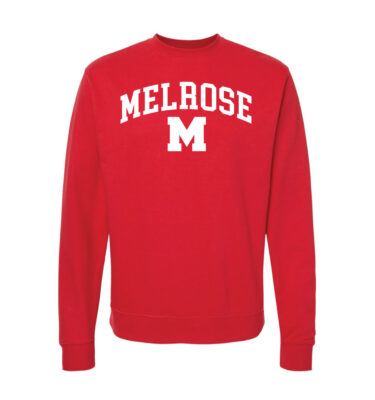 Unisex Midweight Crewneck Red Sweatshirt